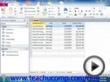 Access 2010 Tutorial Adding Criteria to the QBE Grid Microsoft