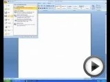 Saving and Printing in Microsoft Word 2007