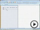 Using Auto Sum in Microsoft Excel 2007